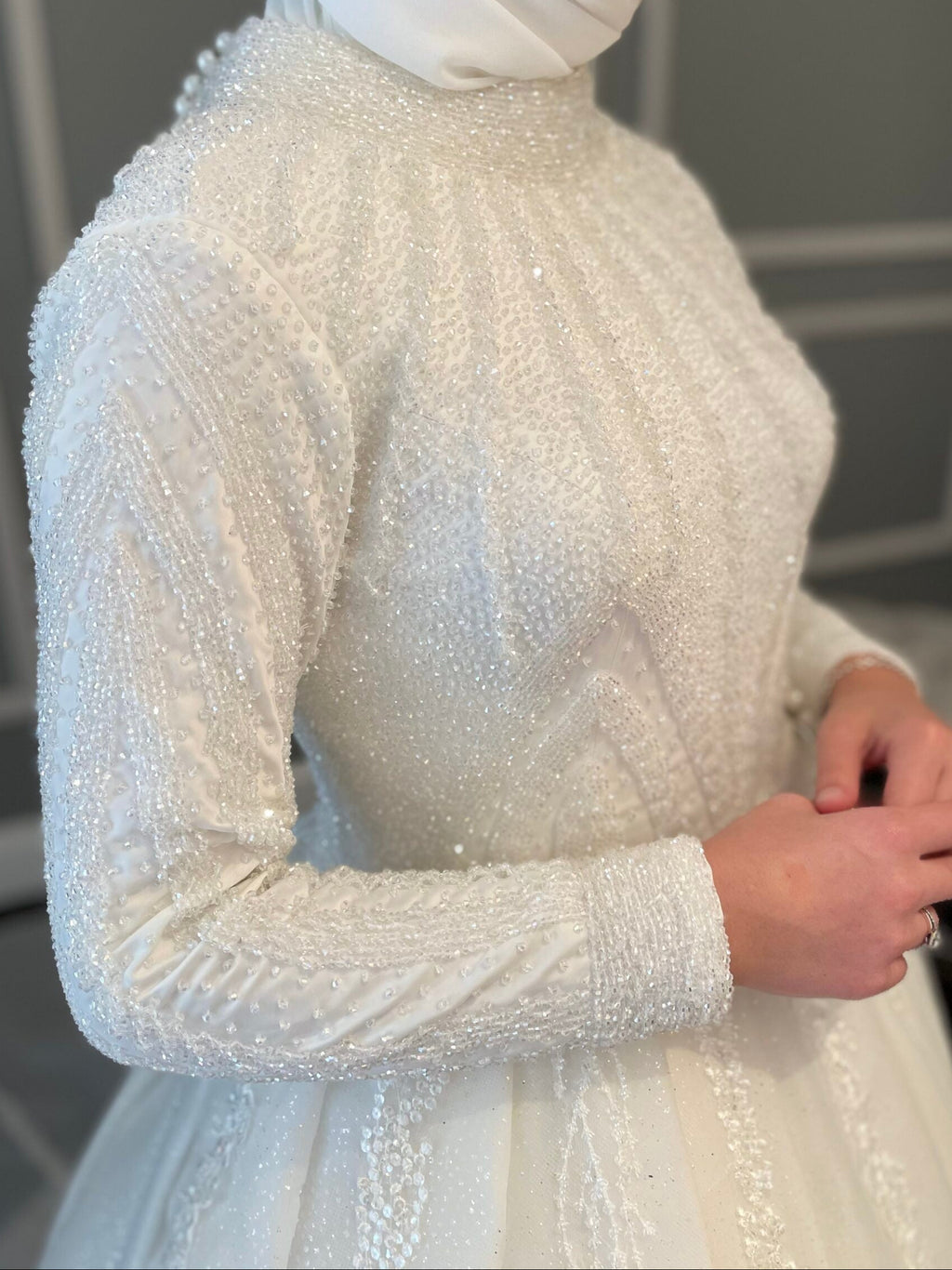 Obsidian Veil Dress